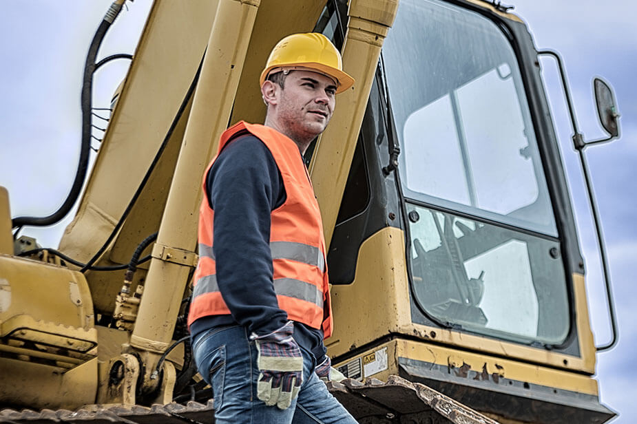 Superior Skilled Trades heavy equipment operator employee working on Heavy Industrial worksite